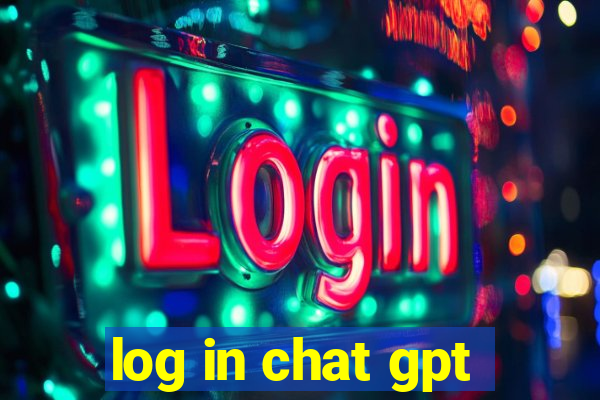 log in chat gpt